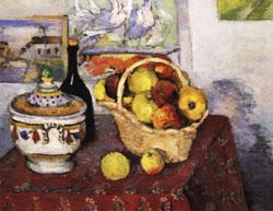 Still Life with Soup Tureen, Paul Cezanne